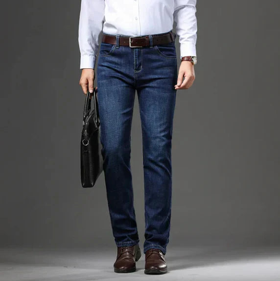 Edric | Men's Classsic Straight Fit Stretch Denim Jeans