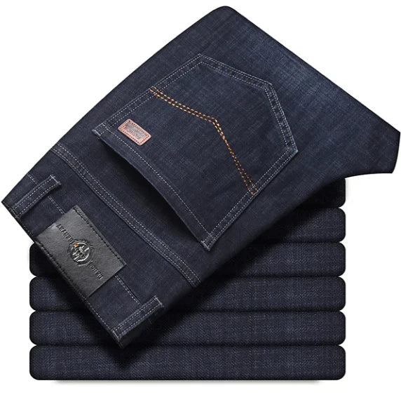 Edric | Men's Classsic Straight Fit Stretch Denim Jeans