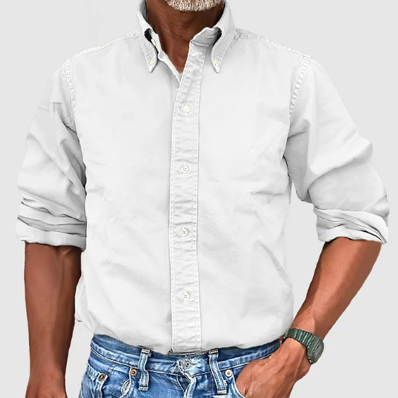 Perry | Men's Vintage Wash Cotton Button Down Shirt