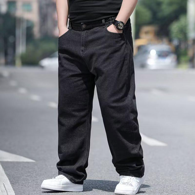 Kit | Men's Classic Baggy Straight Cut Jeans