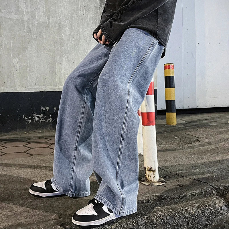 Uriel | Men's Baggy Wide Leg Casual Jeans