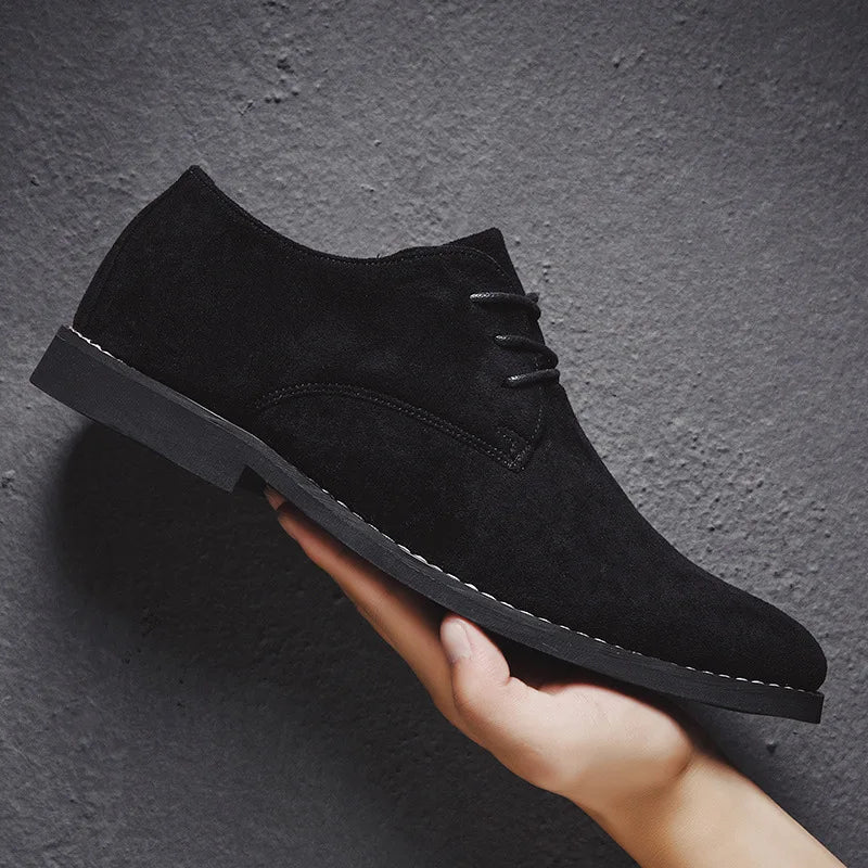 Kris | Men's Suede Oxford Lace-Up Dress Shoes