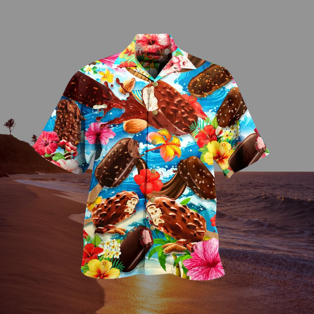Henrik | Men's Camp Collar Short Sleeve Novelty Print Shirt