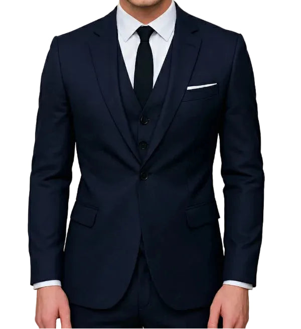 Carter | Men's 3-Piece Single Breasted Slim Fit Formal Suit Set