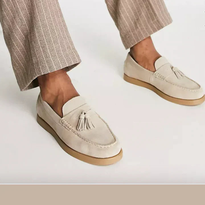 Quil | Men's Classic Moccasin Suede Loafers