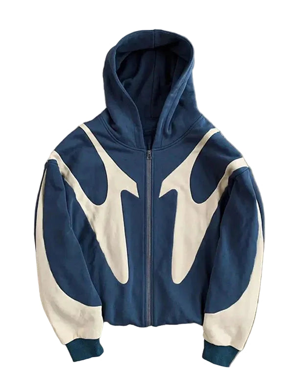 Anthony | Men's Zip-Up Graphic Hoodie