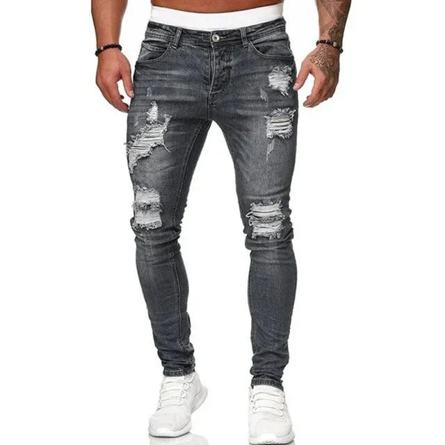 Magnus | Men's Casual Ripped Skinny Jeans