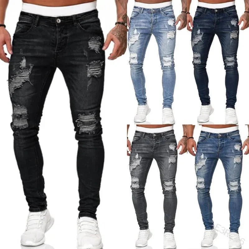 Magnus | Men's Casual Ripped Skinny Jeans