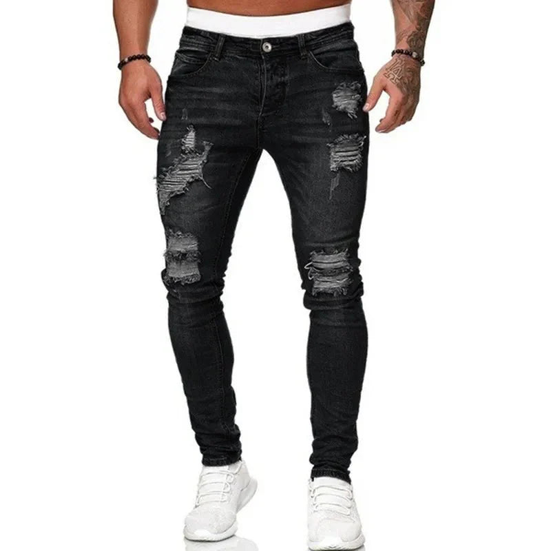 Magnus | Men's Casual Ripped Skinny Jeans