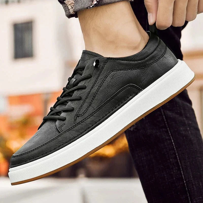 Barrett | Men's Leather Lace-Up Sneakers
