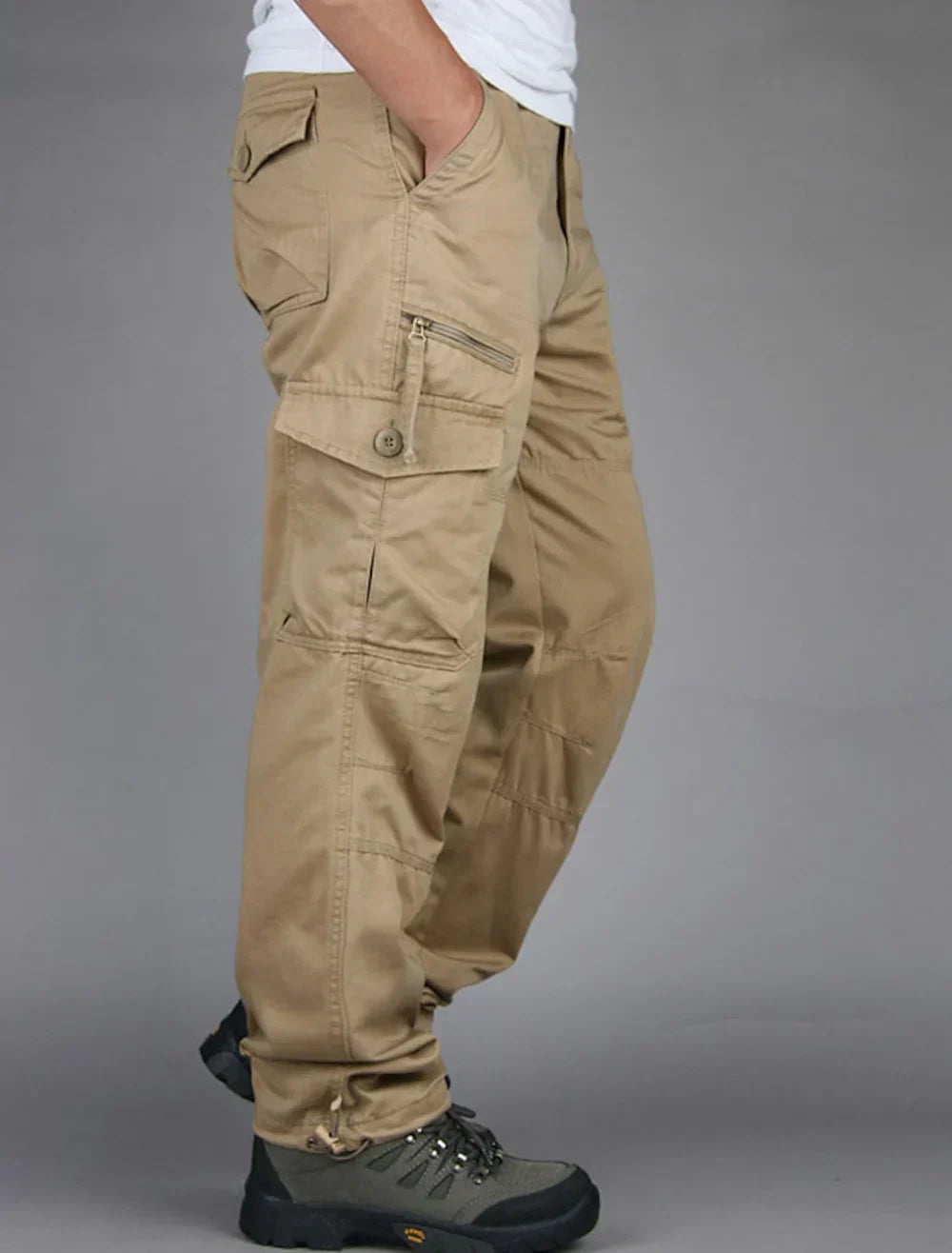 Rhys | Men's Straight Fit Multi-Pocket Cargo Pants