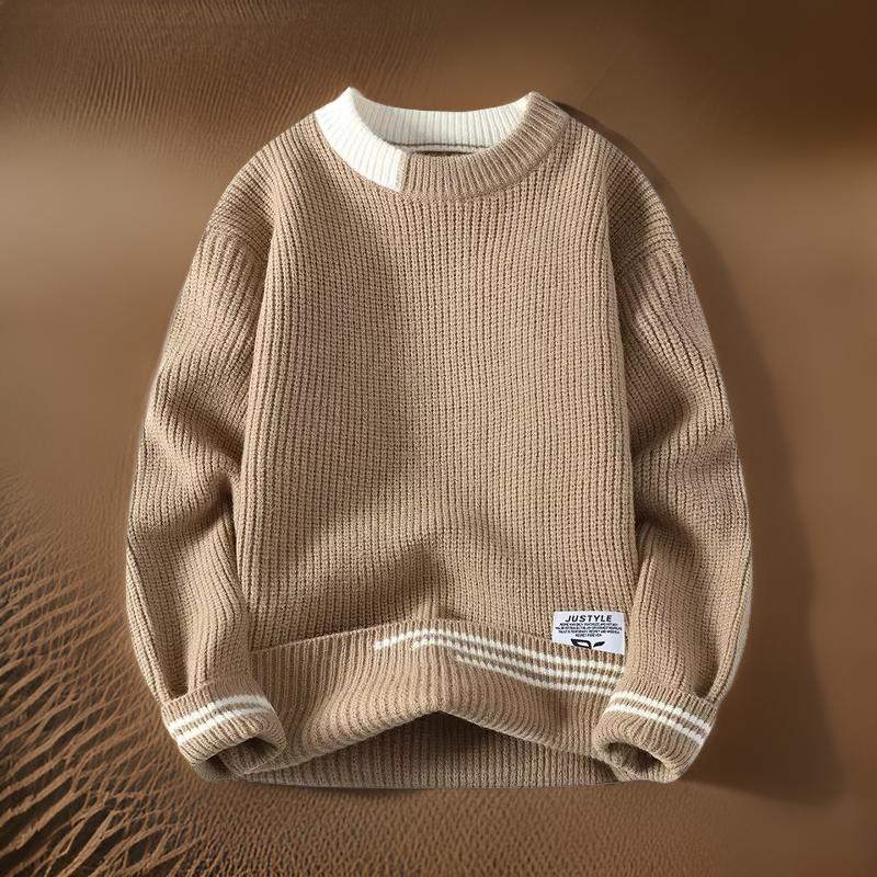 Lennox | Men's Chunky Knit Crewneck Sweater