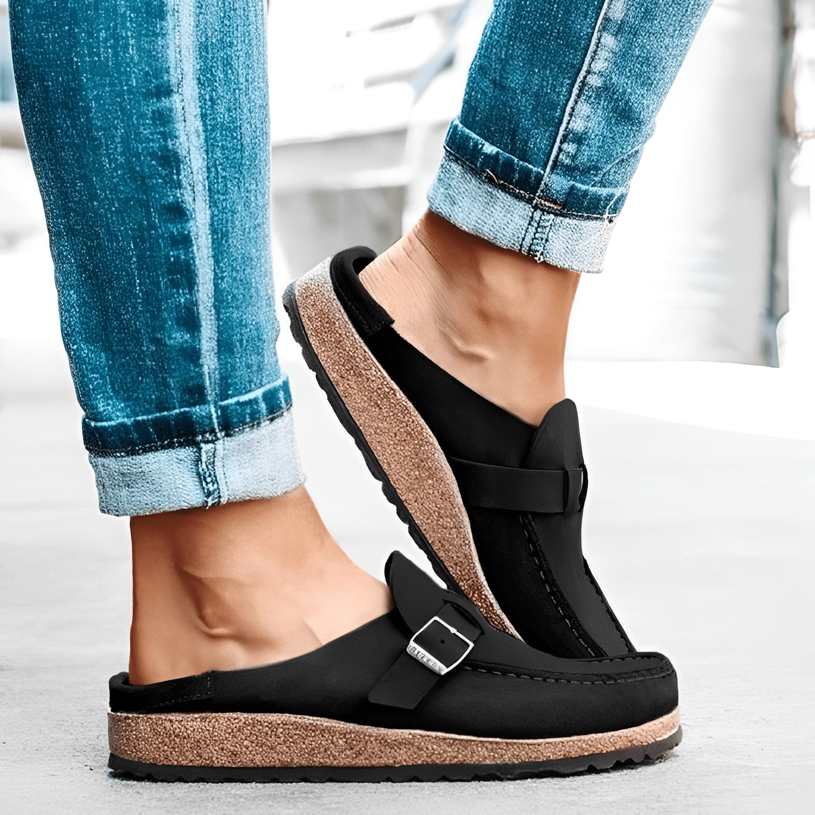 Elijah | Men's Orthopedic Suede Clogs