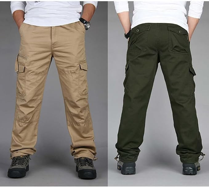 Rhys | Men's Straight Fit Multi-Pocket Cargo Pants