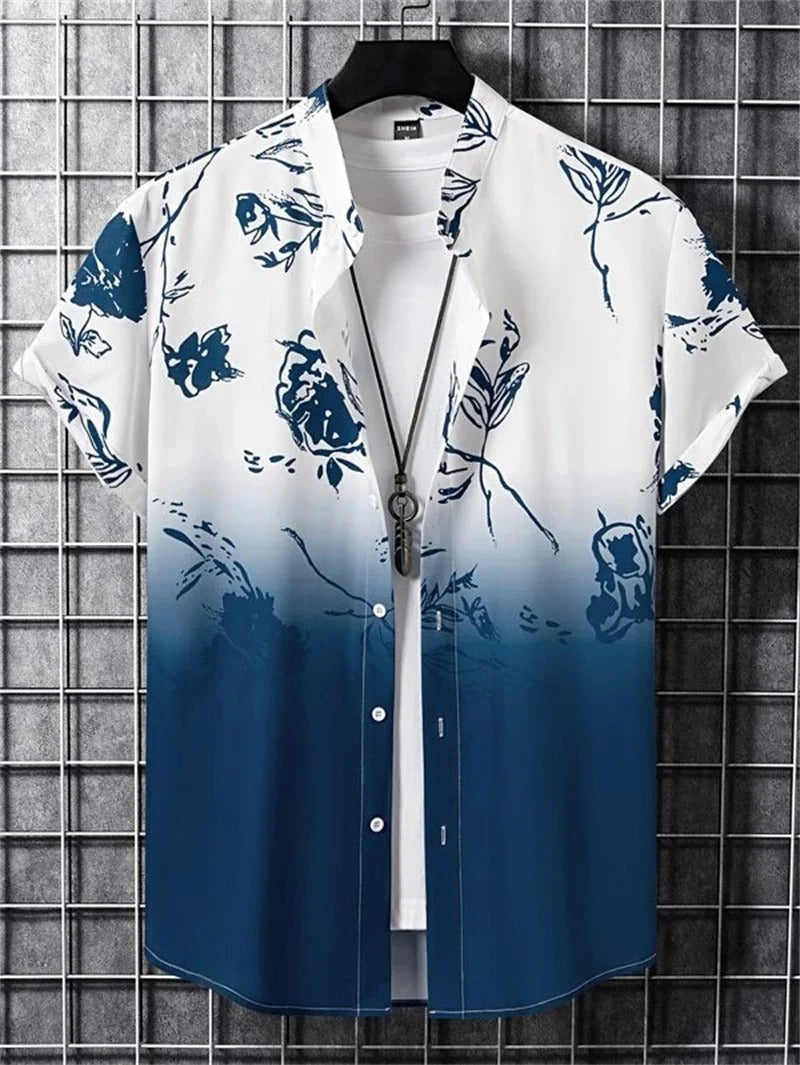 Robin | Men's Short Sleeve Hawaiian Shirt