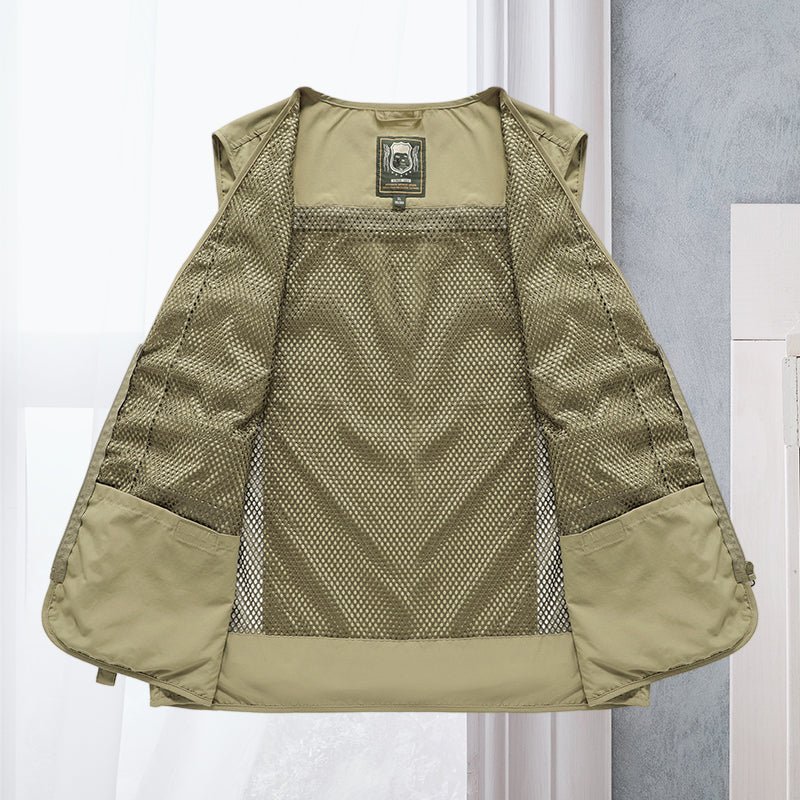 Adriel | Men's Multi-Pocket Utility Vest