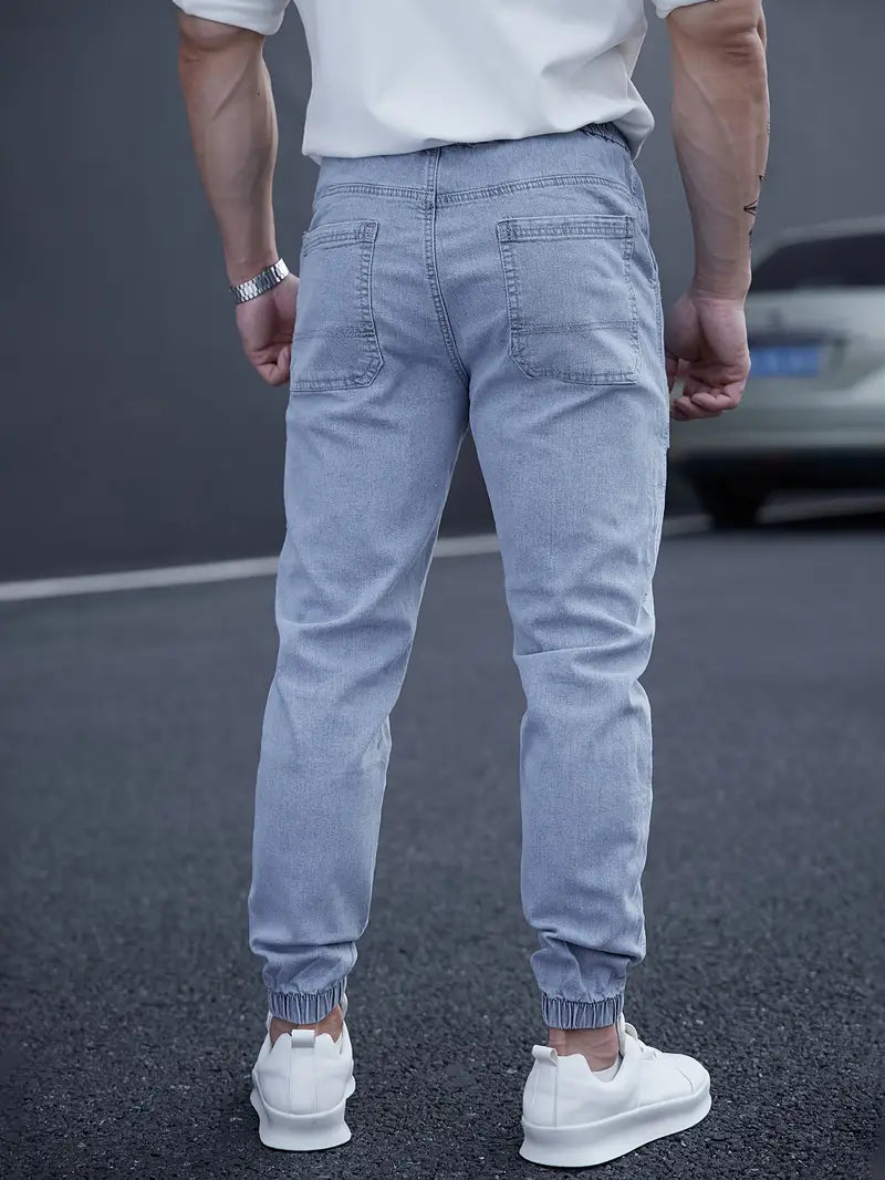 Janos | Men's Drawstring Tapered Jeans