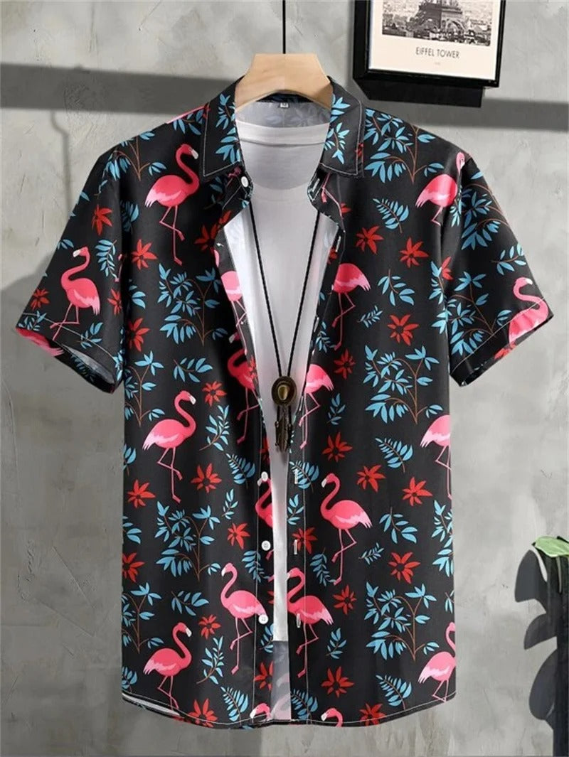 Robin | Men's Short Sleeve Hawaiian Shirt