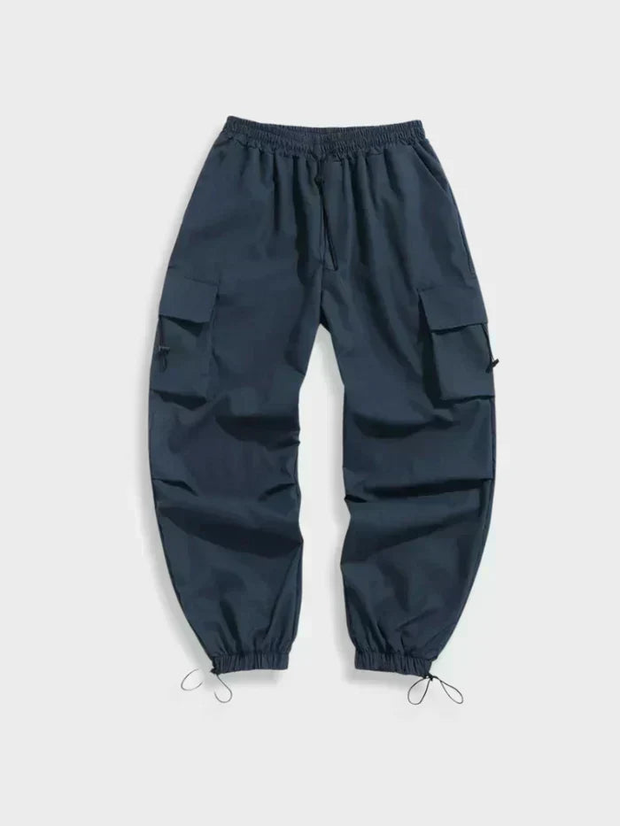 Iggy | Men's Wide Leg Cargo Pants with Elastic Waistband