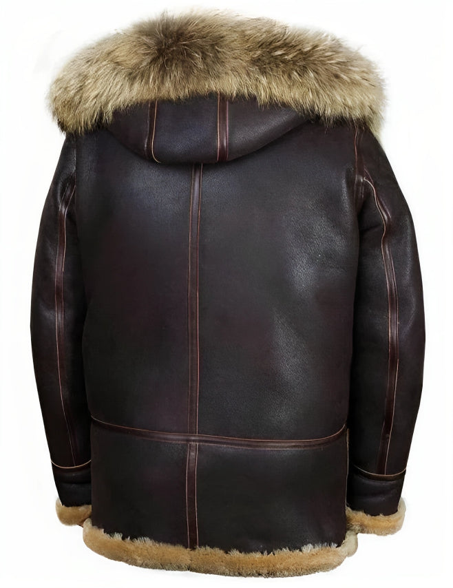 Sebastian | Men's Arctic Sheepskin Parka with Fur Lining