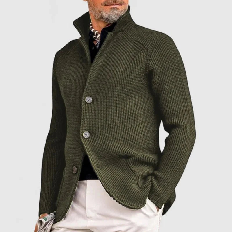 Briar | Men's Chunky Knit V-Neck Cardigan