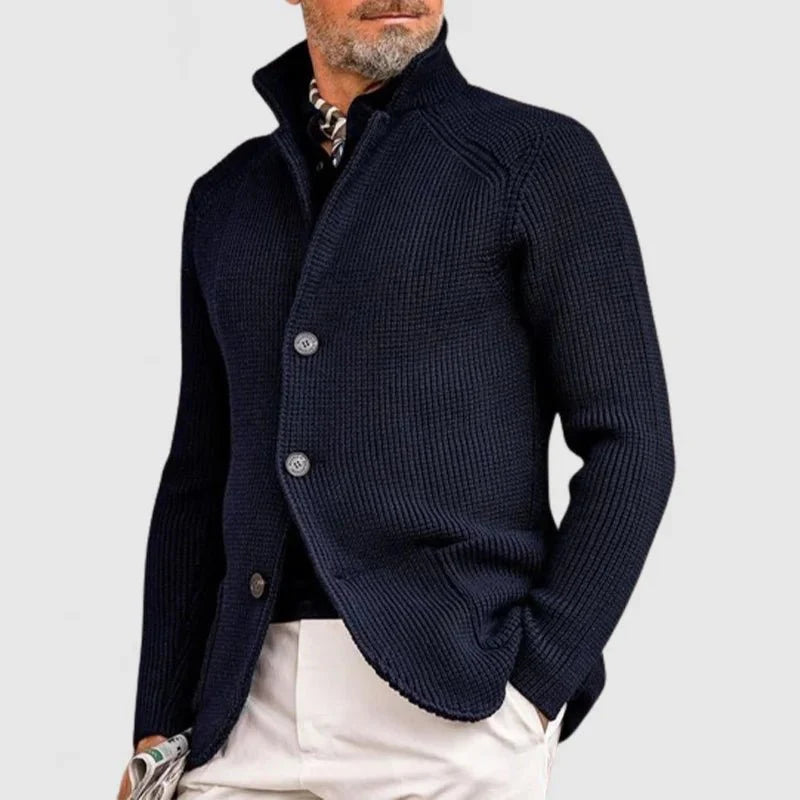 Briar | Men's Chunky Knit V-Neck Cardigan