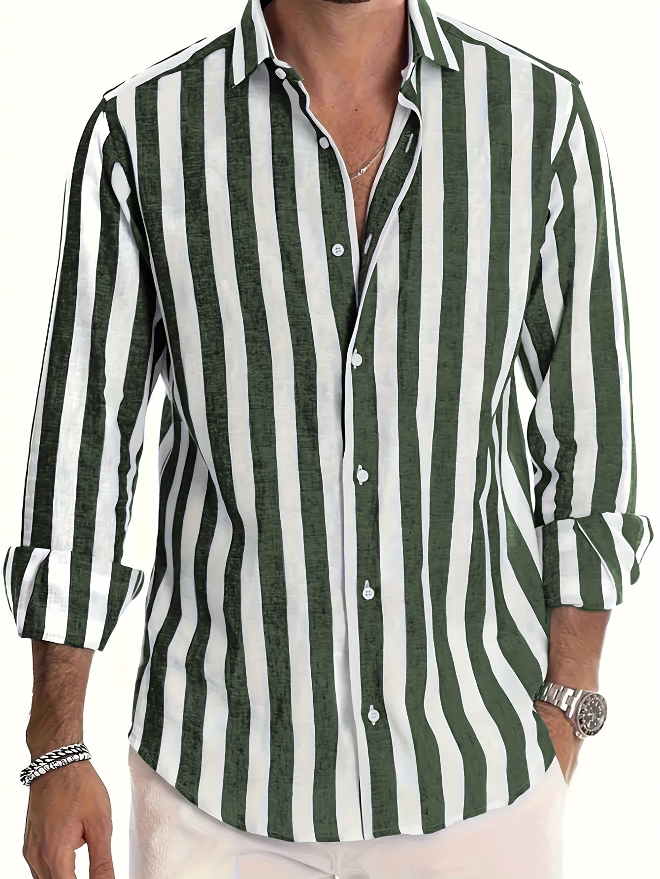 Frasier | Striped Long Sleeve Men’s Shirt