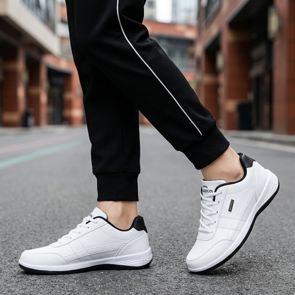 Yule | Men's Orthopedic Leather Sneakers with Arch Support