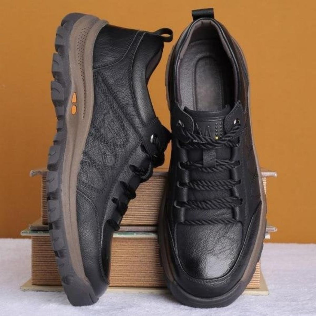 Devon | Men's Water-Resistant Leather Orthopedic Sneakers