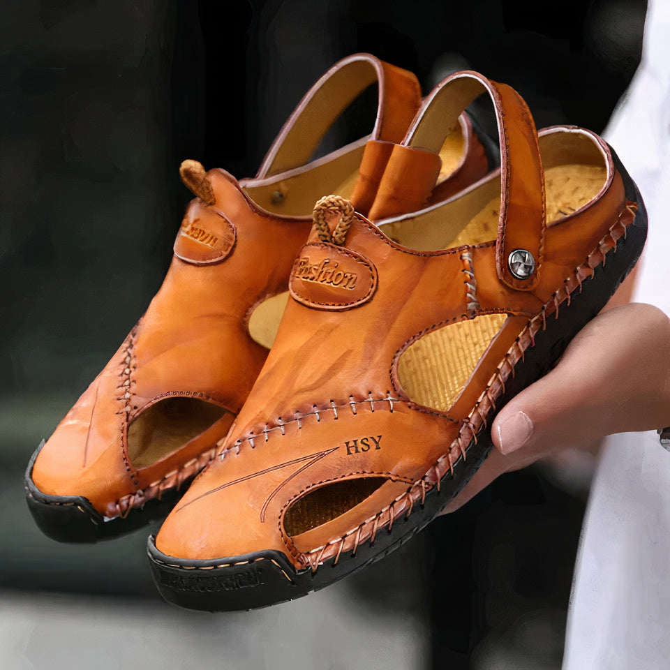 Benny | Men's Orthopedic Leather Sandals