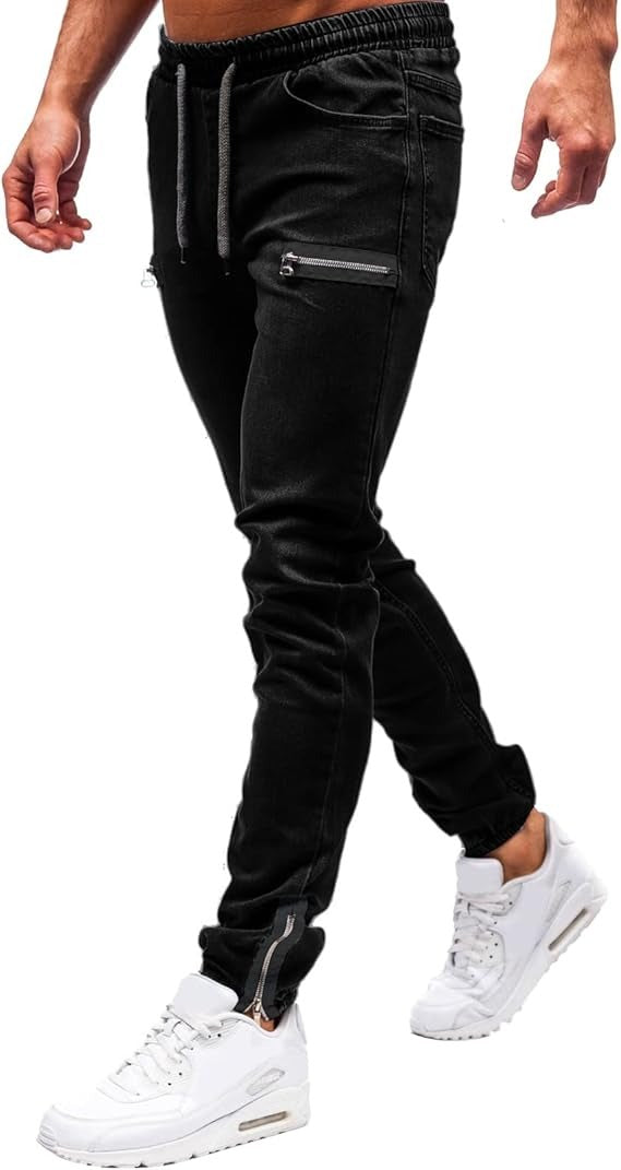 Jett | Men's Casaual Slim-Fit Denim Jogger Jeans