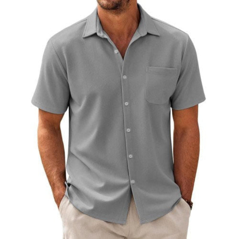 Kiefer | Men's Casual Short Sleeve Shirt with Chest Pocket