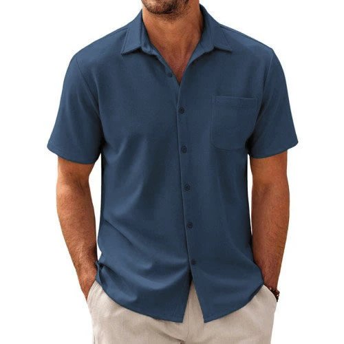 Kiefer | Men's Casual Short Sleeve Shirt with Chest Pocket