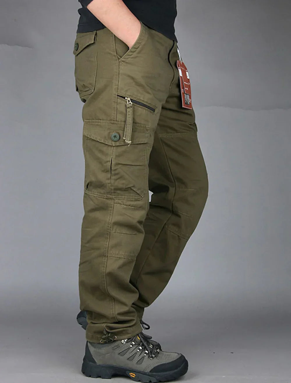 Rhys | Men's Straight Fit Multi-Pocket Cargo Pants