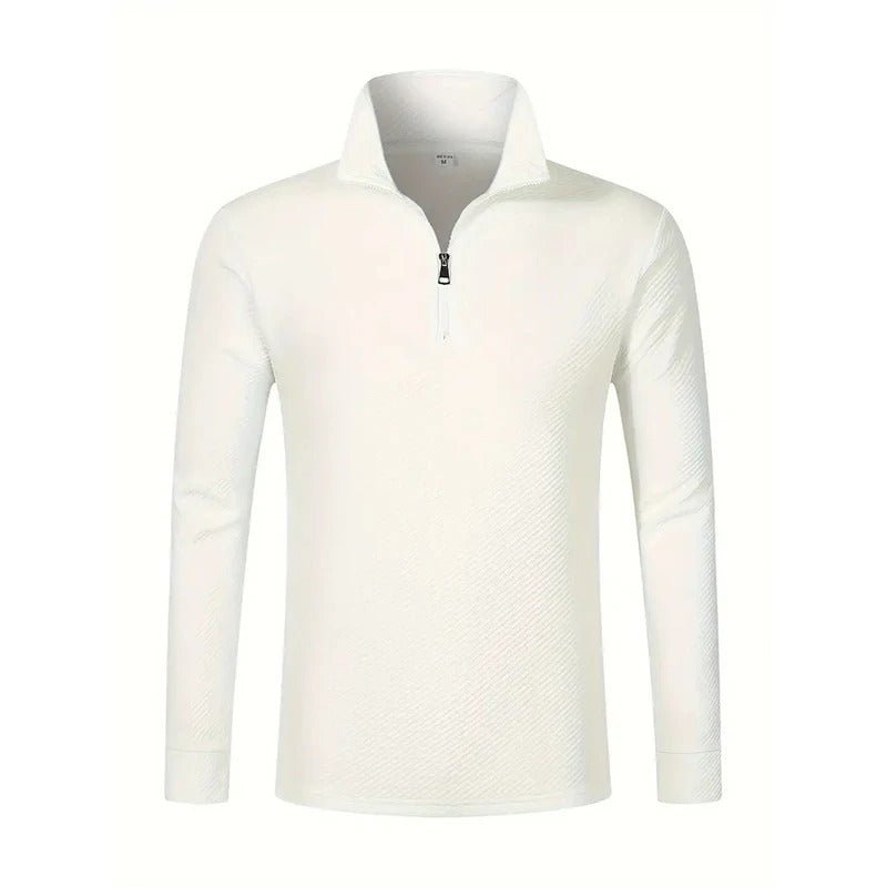 Trevor | Men's Quarter-Zip Mock Neck Sweater