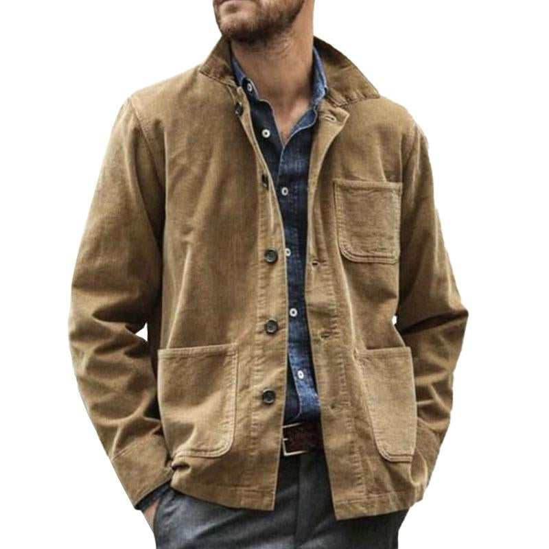 Jude | Vintage Lapel Jacket with Flap Pockets