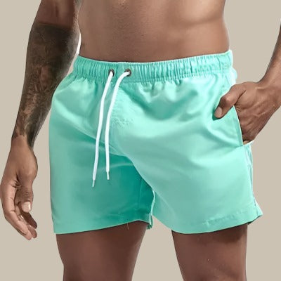 Nile | Men's Drawstring Beach Shorts with Pockets