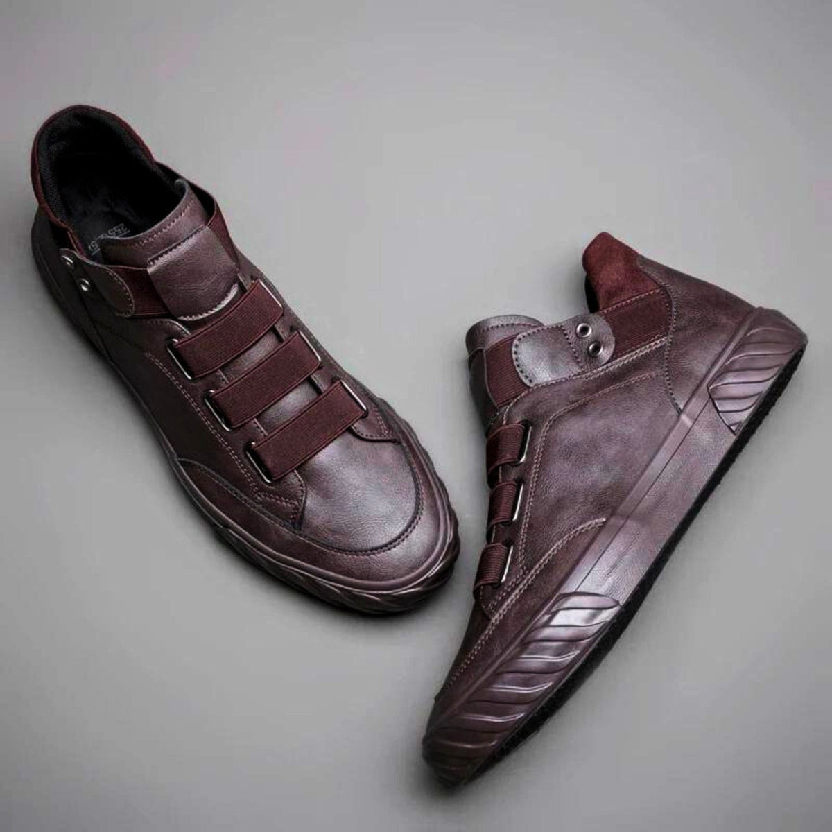 Nash | Men's High-Top Sneakers with Strap Closure