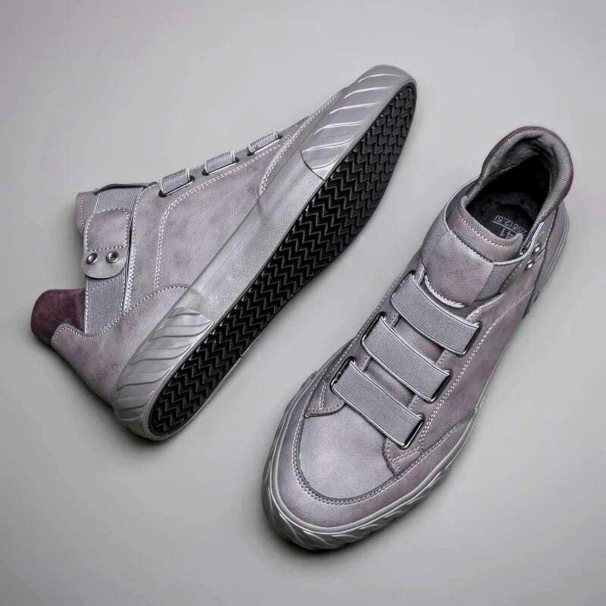 Nash | Men's High-Top Sneakers with Strap Closure