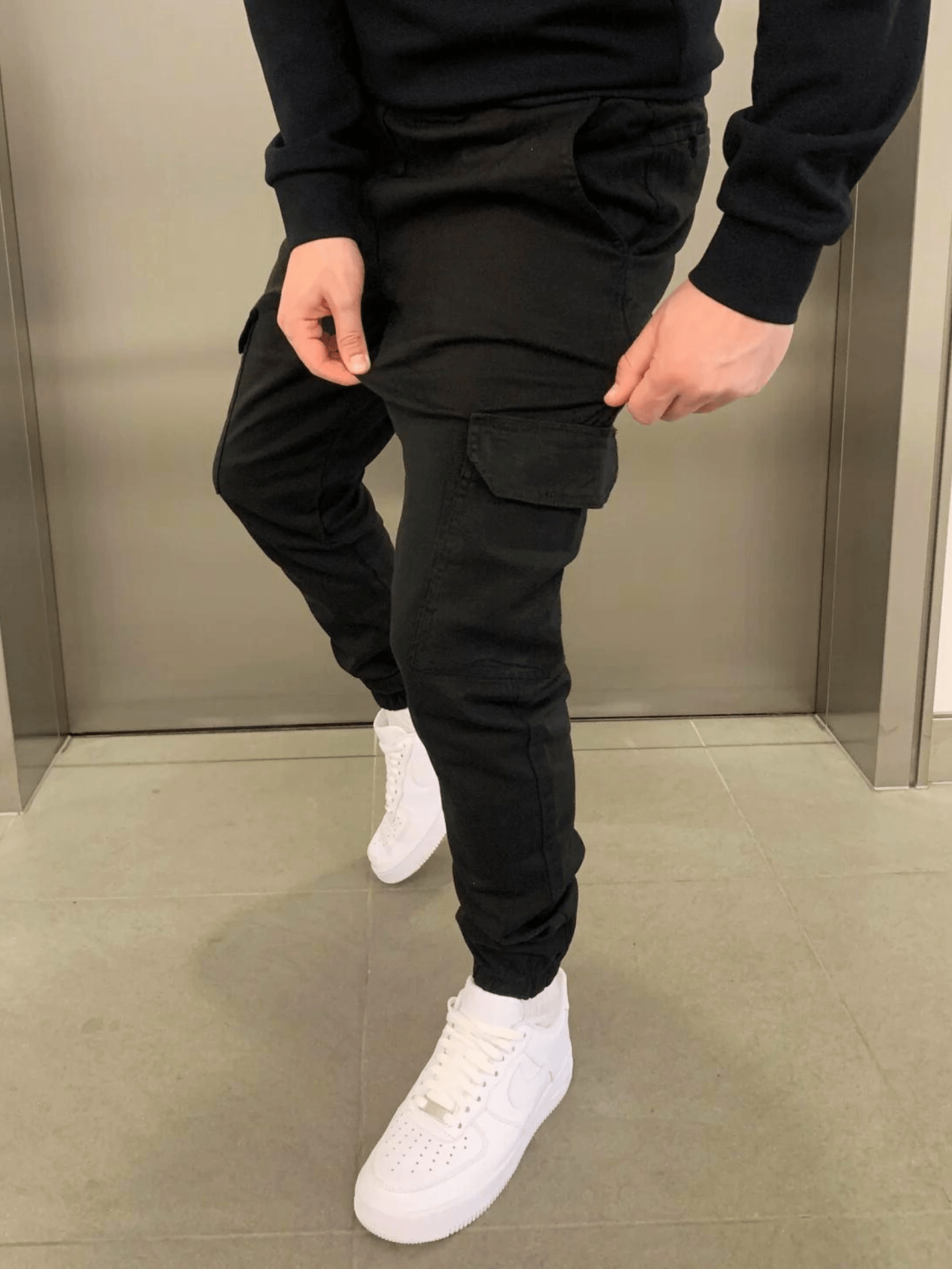 Lucas | Men's Cargo Joggers with Drawstring Waist