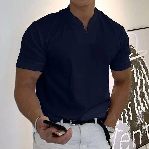 Edgar | Men's V-Neck Quick-Dry Performance T-Shirt