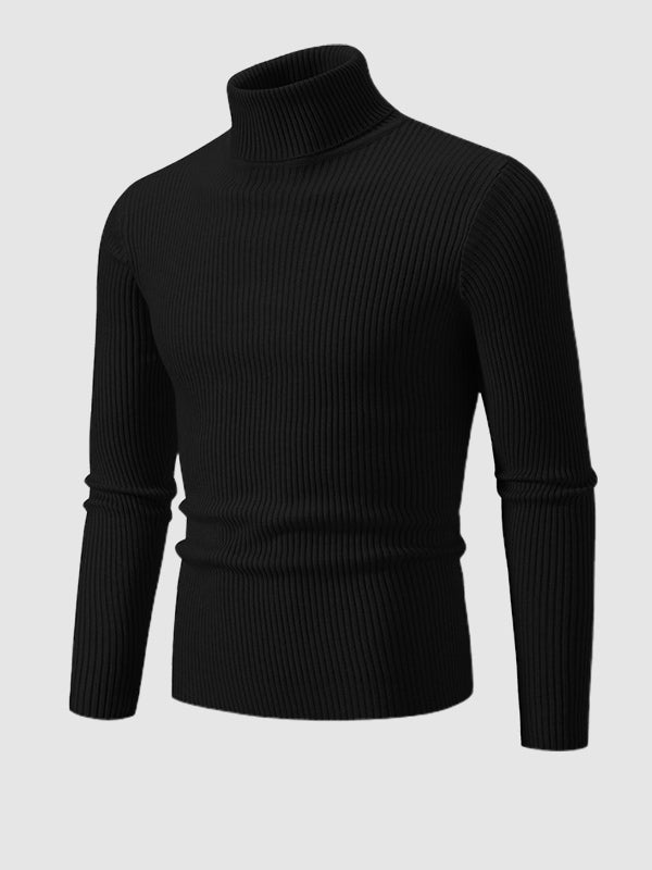 Monroe | Men's Slim Fit Ribbed Turtleneck Sweater