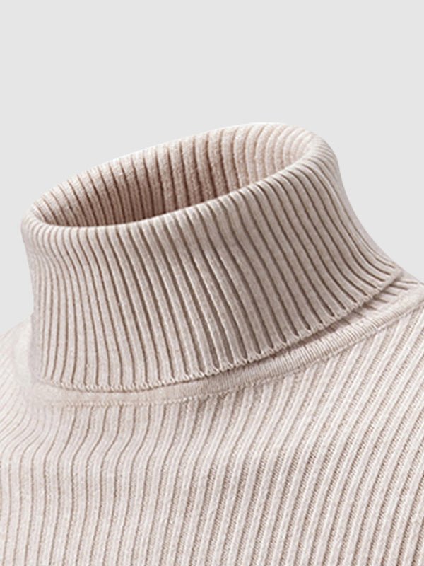 Monroe | Men's Slim Fit Ribbed Turtleneck Sweater