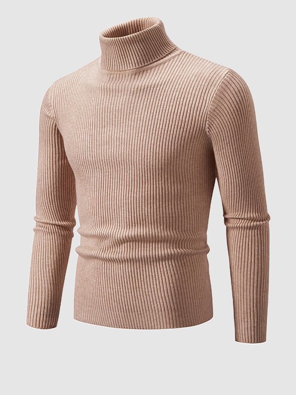 Monroe | Men's Slim Fit Ribbed Turtleneck Sweater