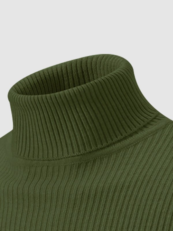 Monroe | Men's Slim Fit Ribbed Turtleneck Sweater