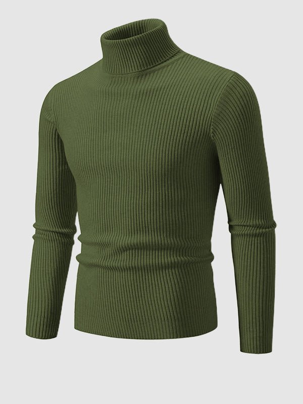 Monroe | Men's Slim Fit Ribbed Turtleneck Sweater