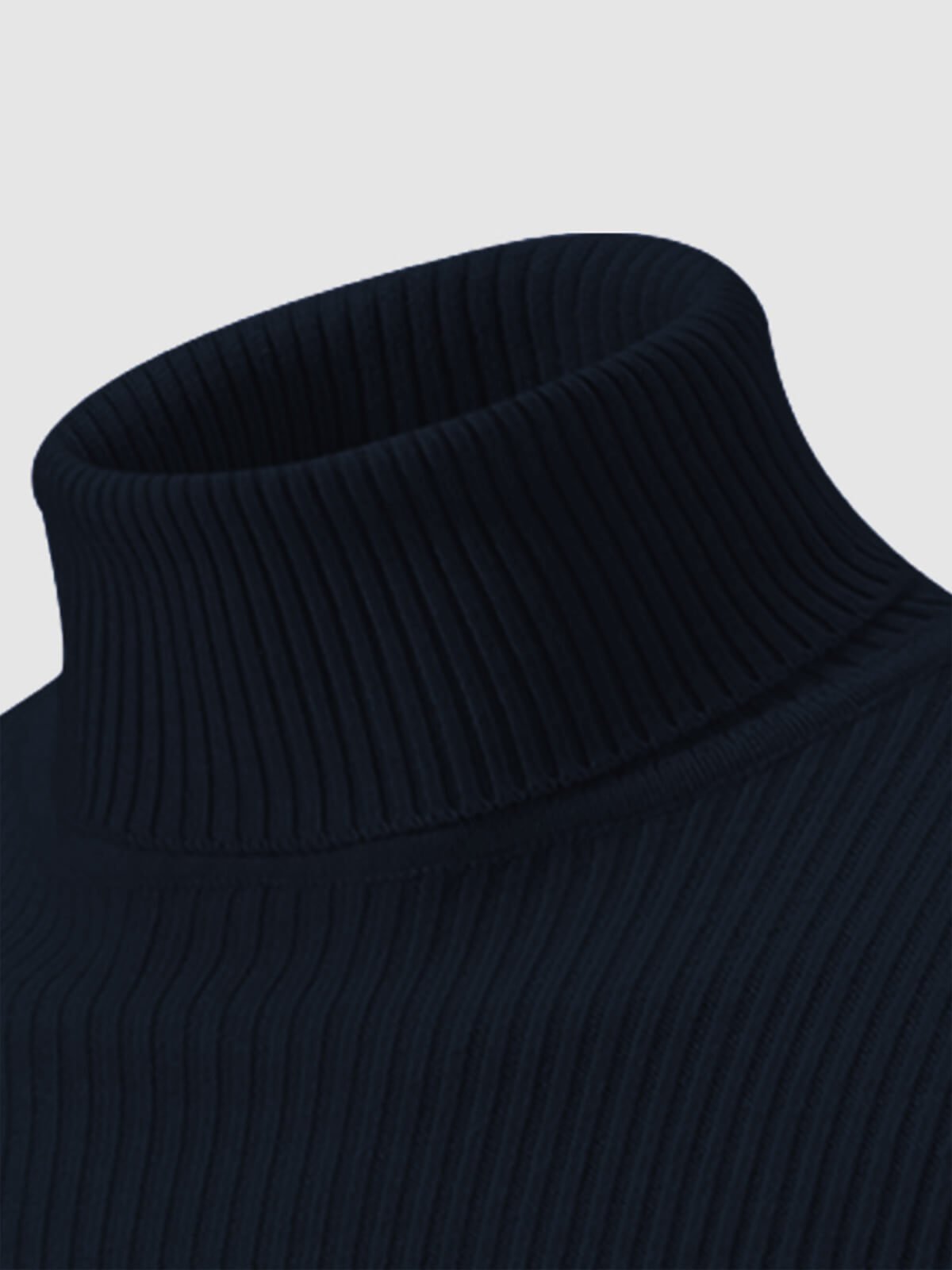 Monroe | Men's Slim Fit Ribbed Turtleneck Sweater