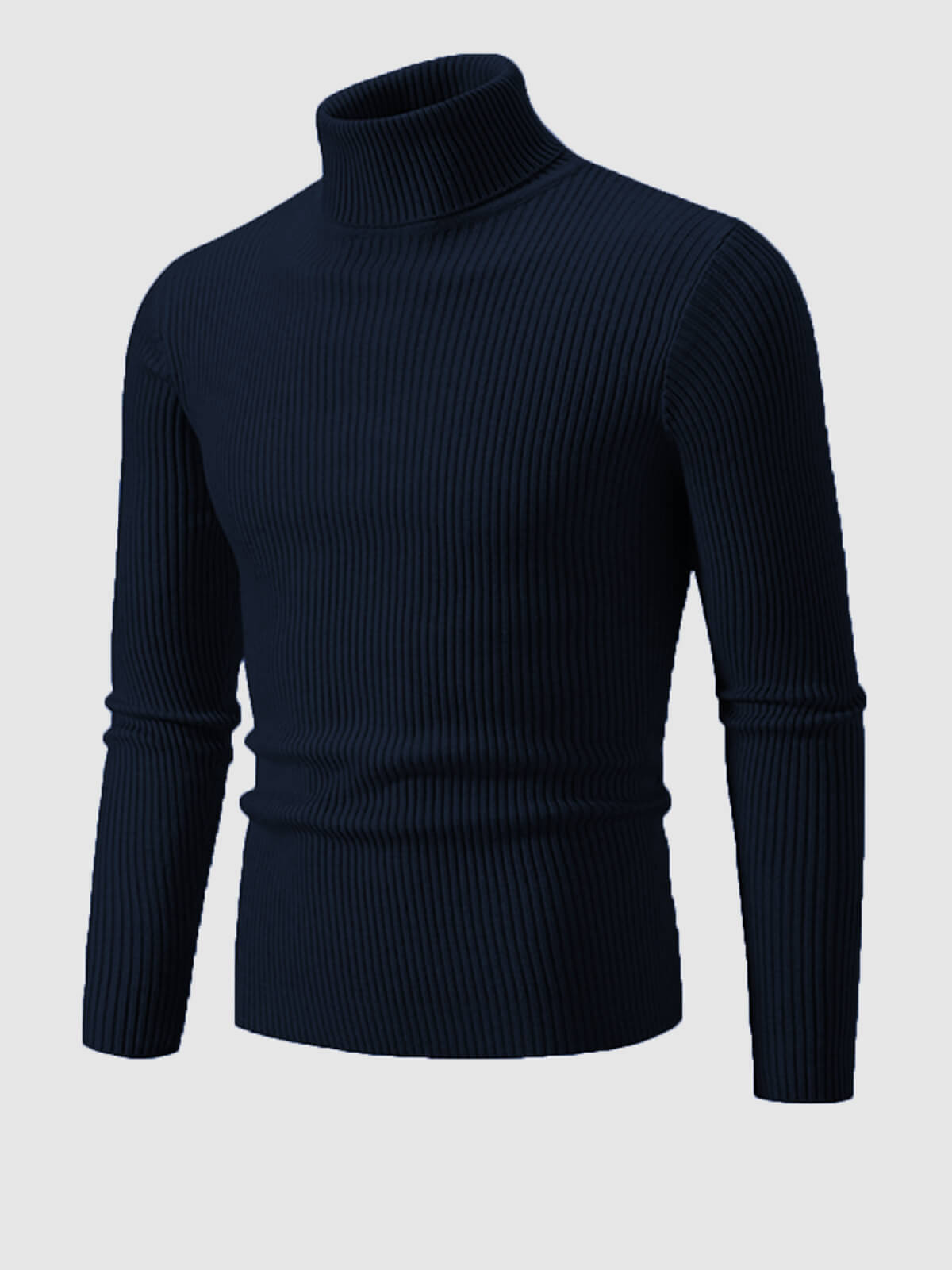 Monroe | Men's Slim Fit Ribbed Turtleneck Sweater
