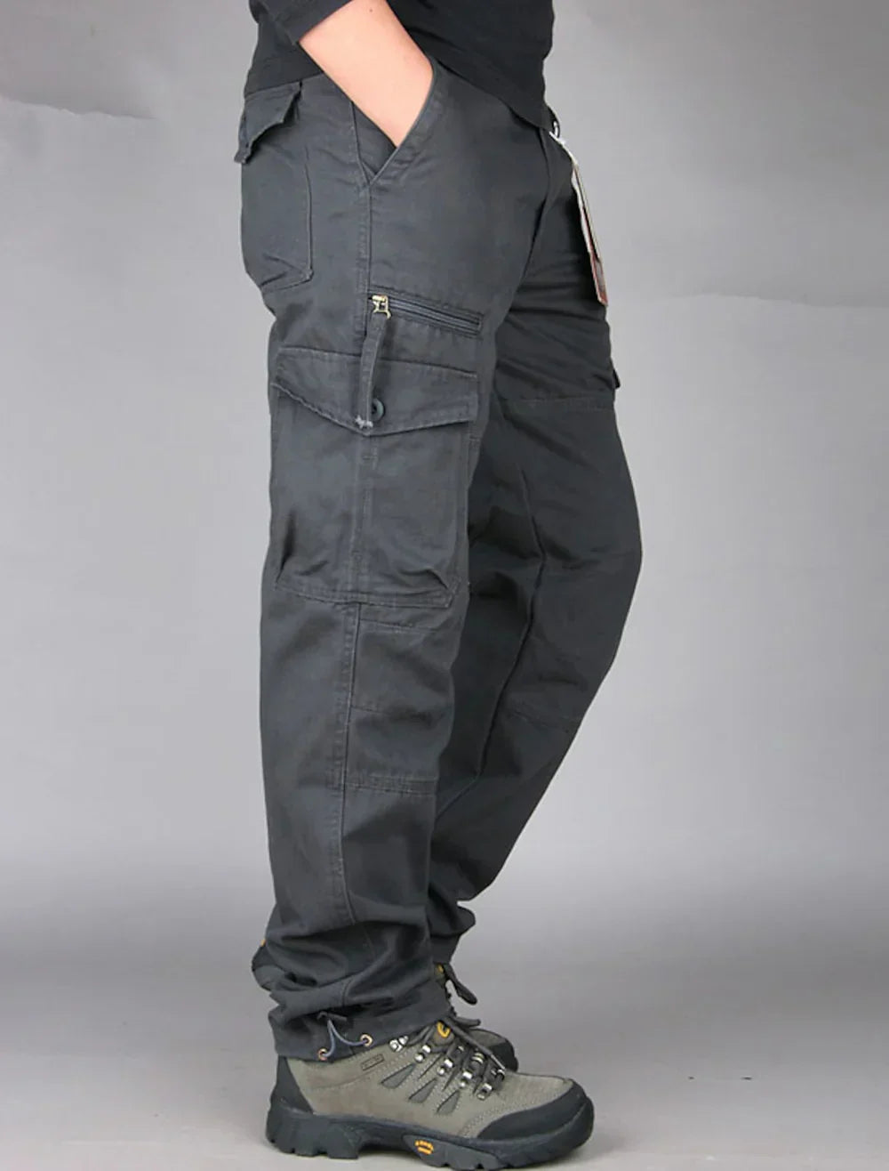 Rhys | Men's Straight Fit Multi-Pocket Cargo Pants