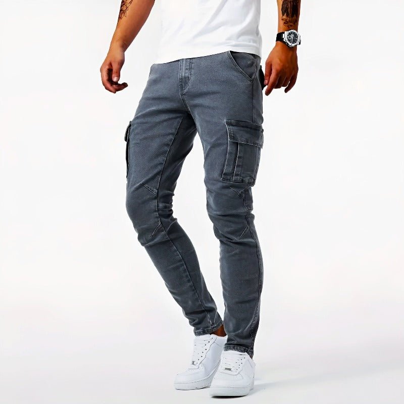Alden | Men's Utility Cargo Trousers with Multiple Pockets